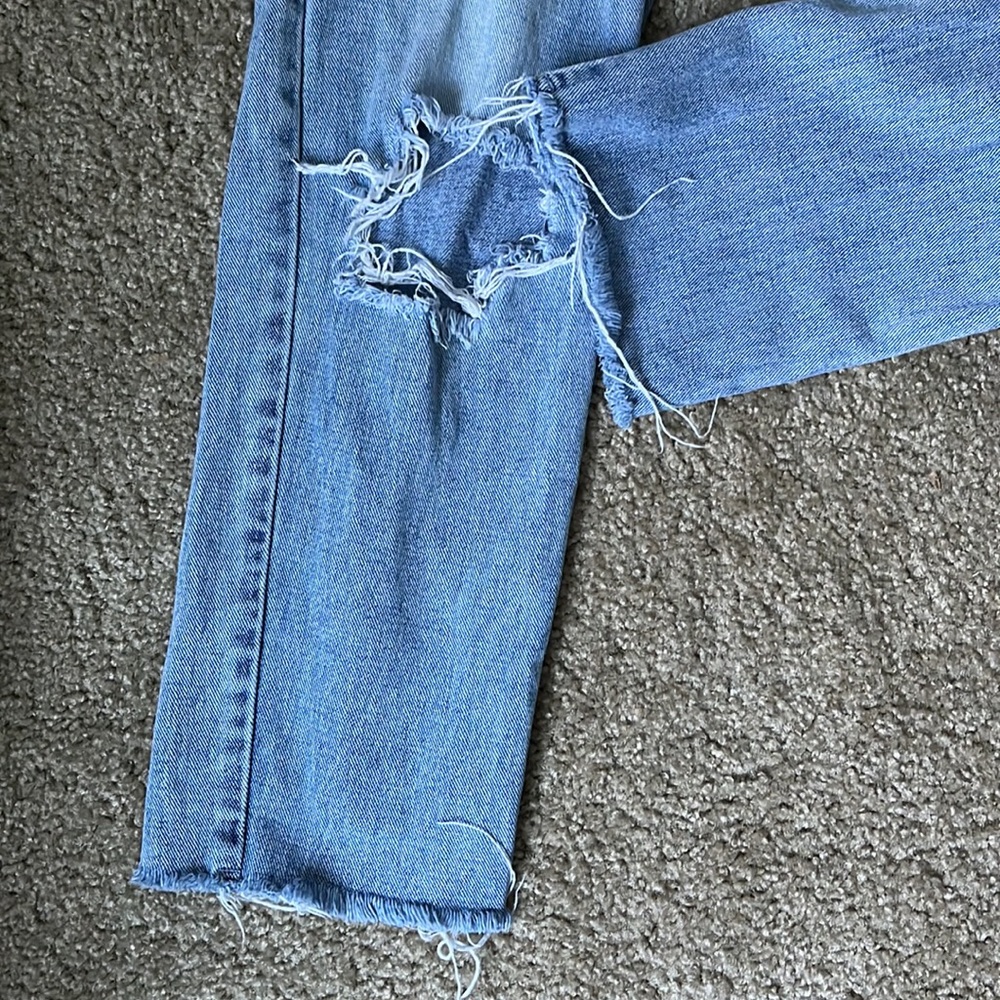 SOLD! PacSun ripped high rise straight jeans - Picture 3 of 16